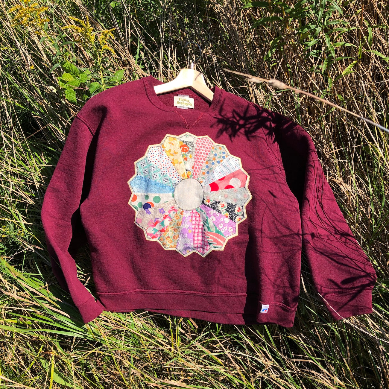 Vintage Dresden Plate Crewneck Sweatshirt M