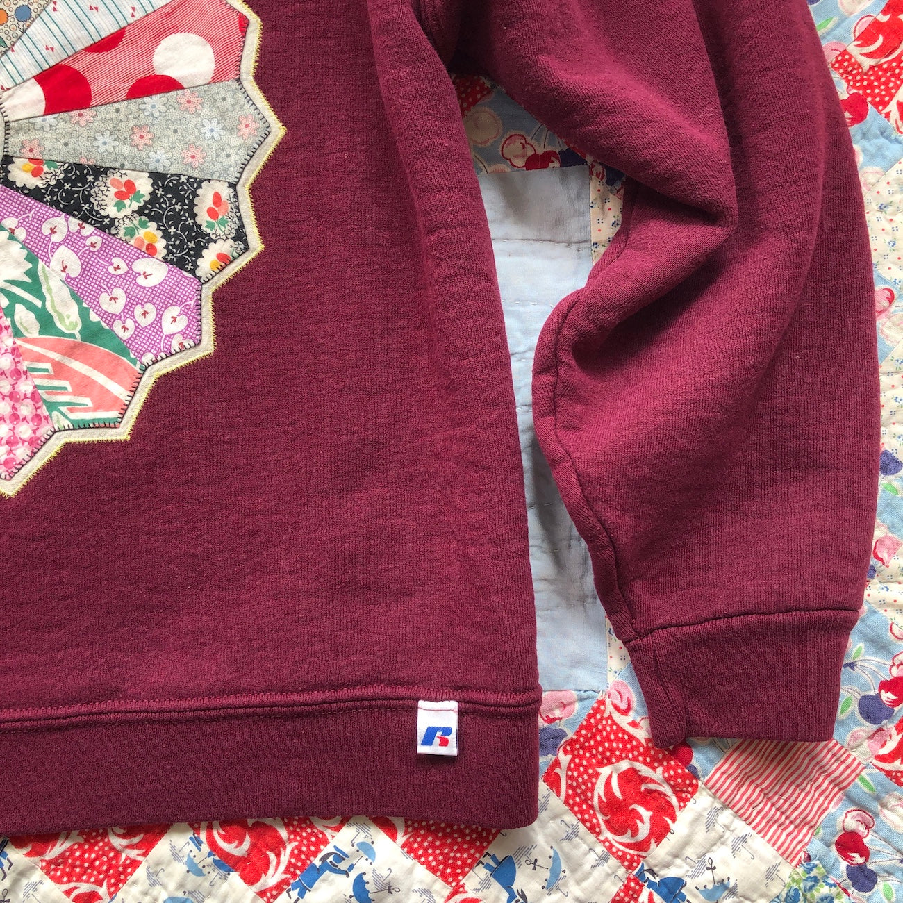 Vintage Dresden Plate Crewneck Sweatshirt M