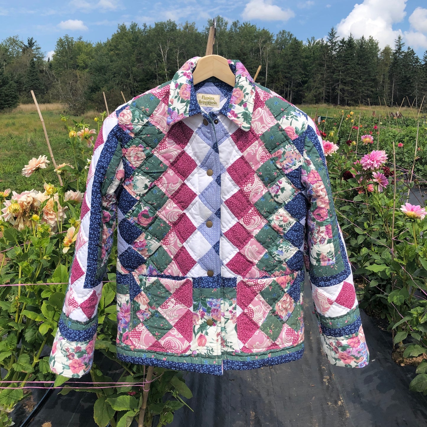 Quilt Jacket No.6 Diamond Patchwork Quilt Coat