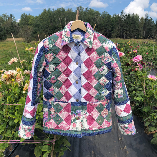 Quilt Jacket No.6 Diamond Patchwork Quilt Coat