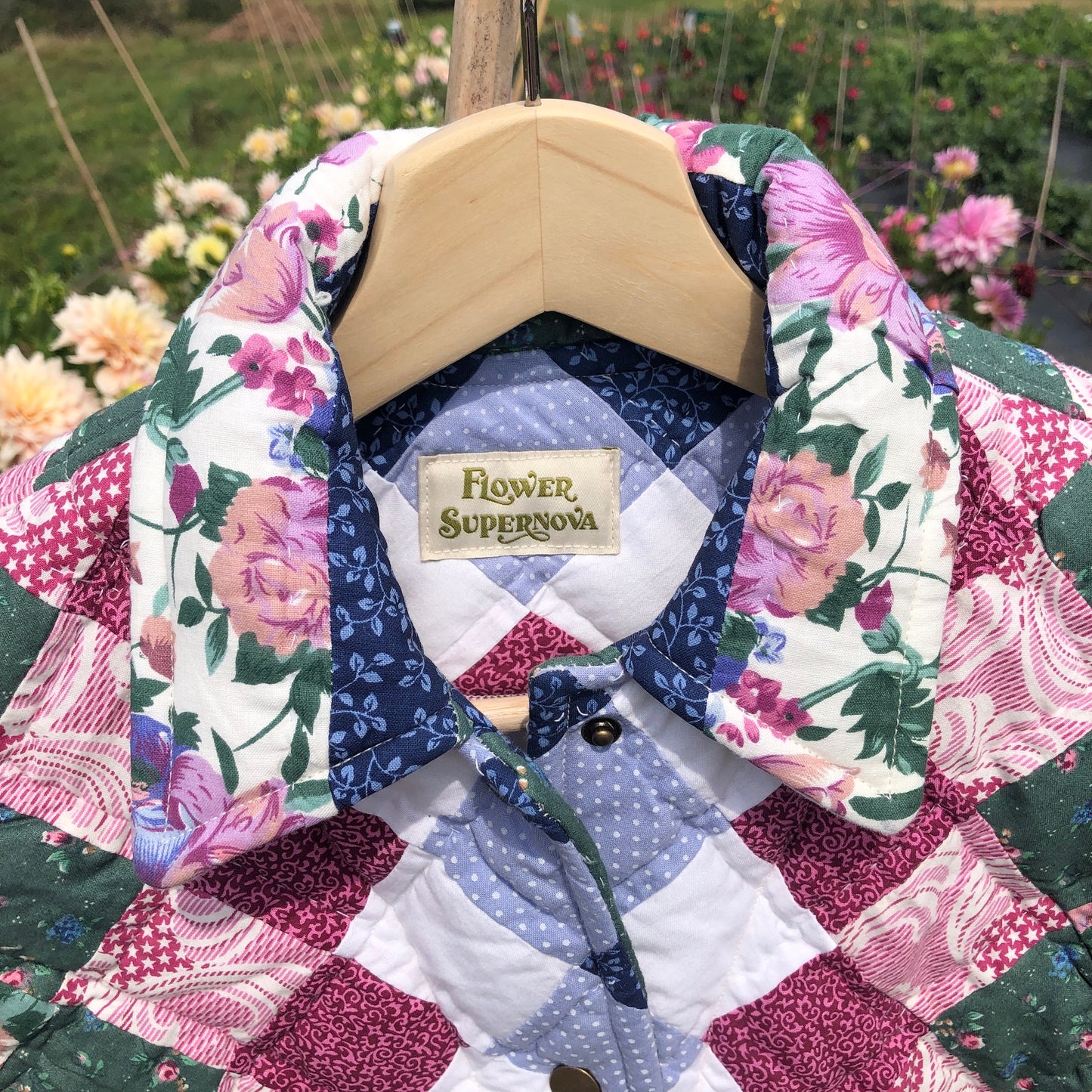 Quilt Jacket No.6 Diamond Patchwork Quilt Coat