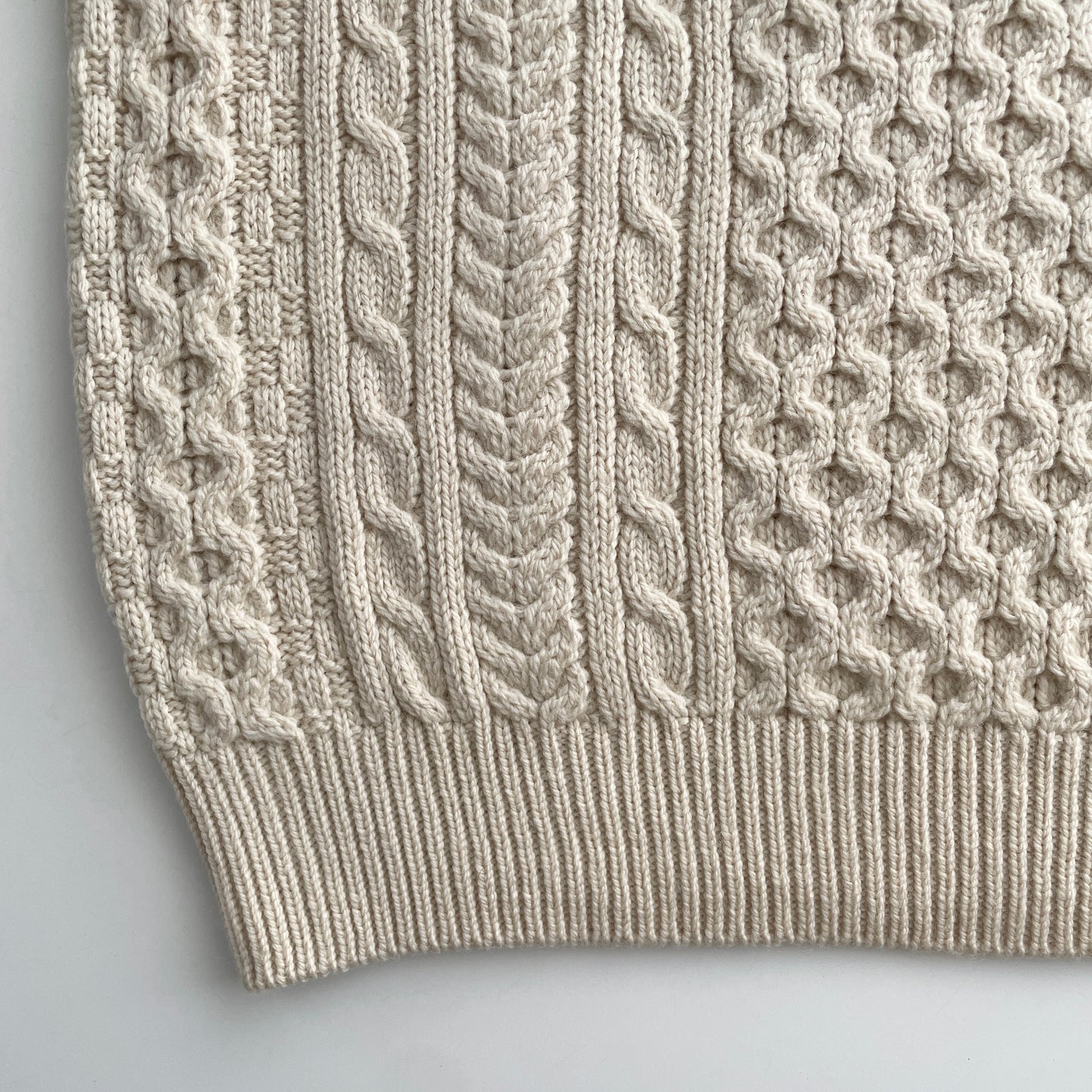 Vintage Callan Country Collection Aran Fisherman Sweater M