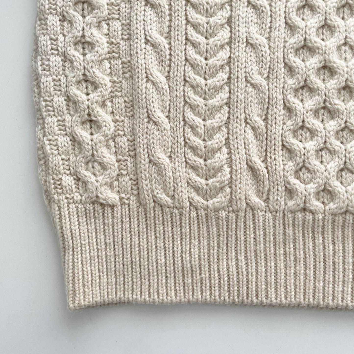 Vintage Callan Country Collection Aran Fisherman Sweater M