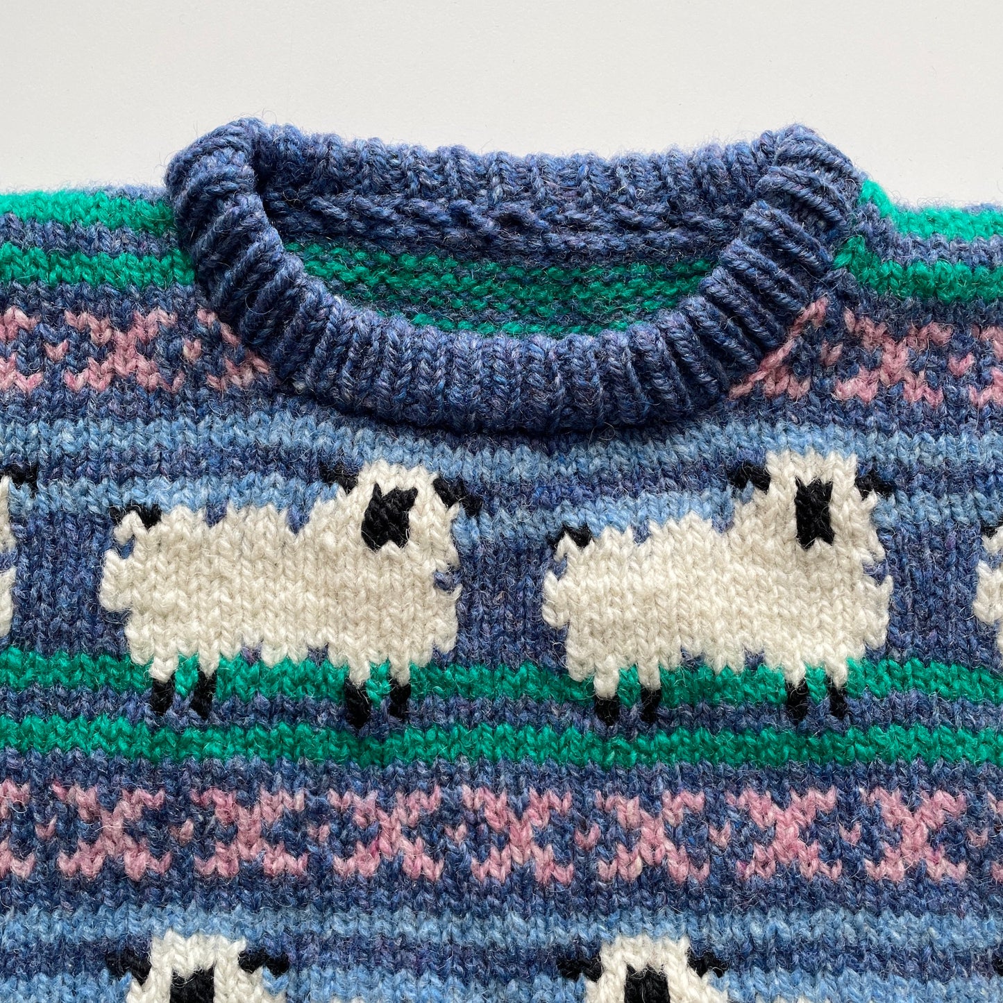 Vintage Handmade Novelty Black Sheep Sweater