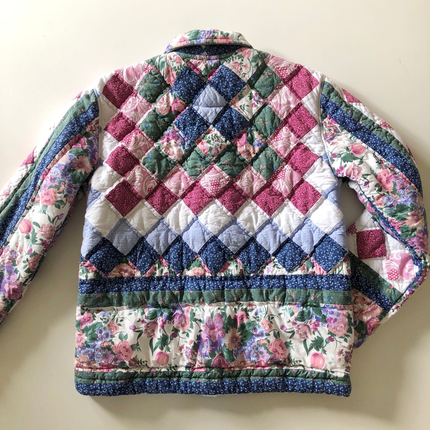 Quilt Jacket No.6 Diamond Patchwork Quilt Coat
