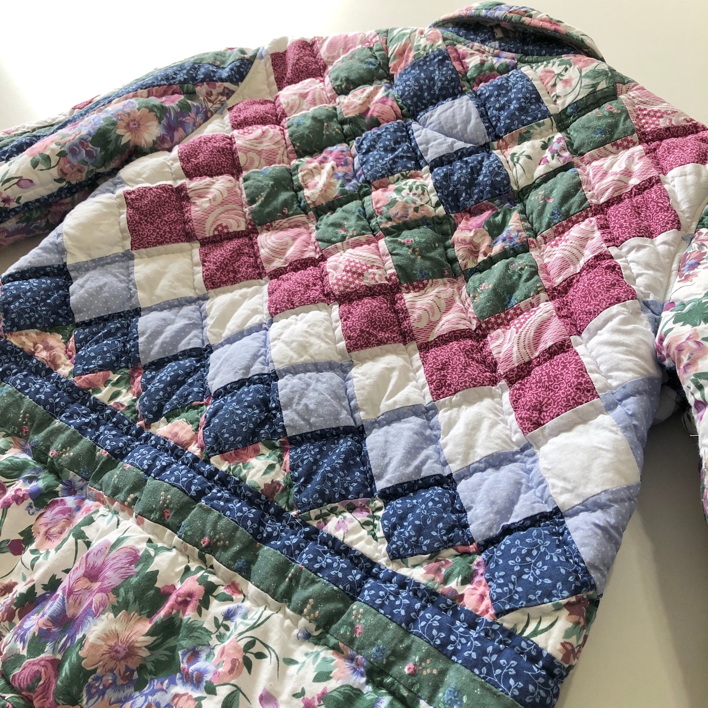 Quilt Jacket No.6 Diamond Patchwork Quilt Coat