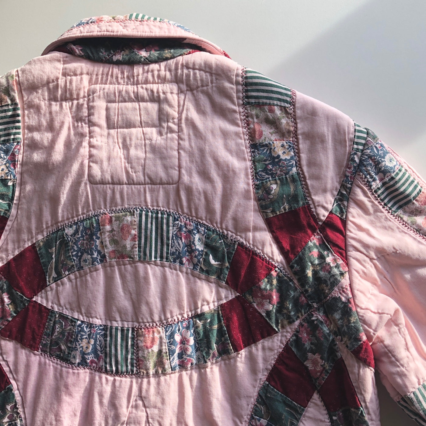 Quilt Jacket No.1 Vintage Double Wedding Ring Chore Coat