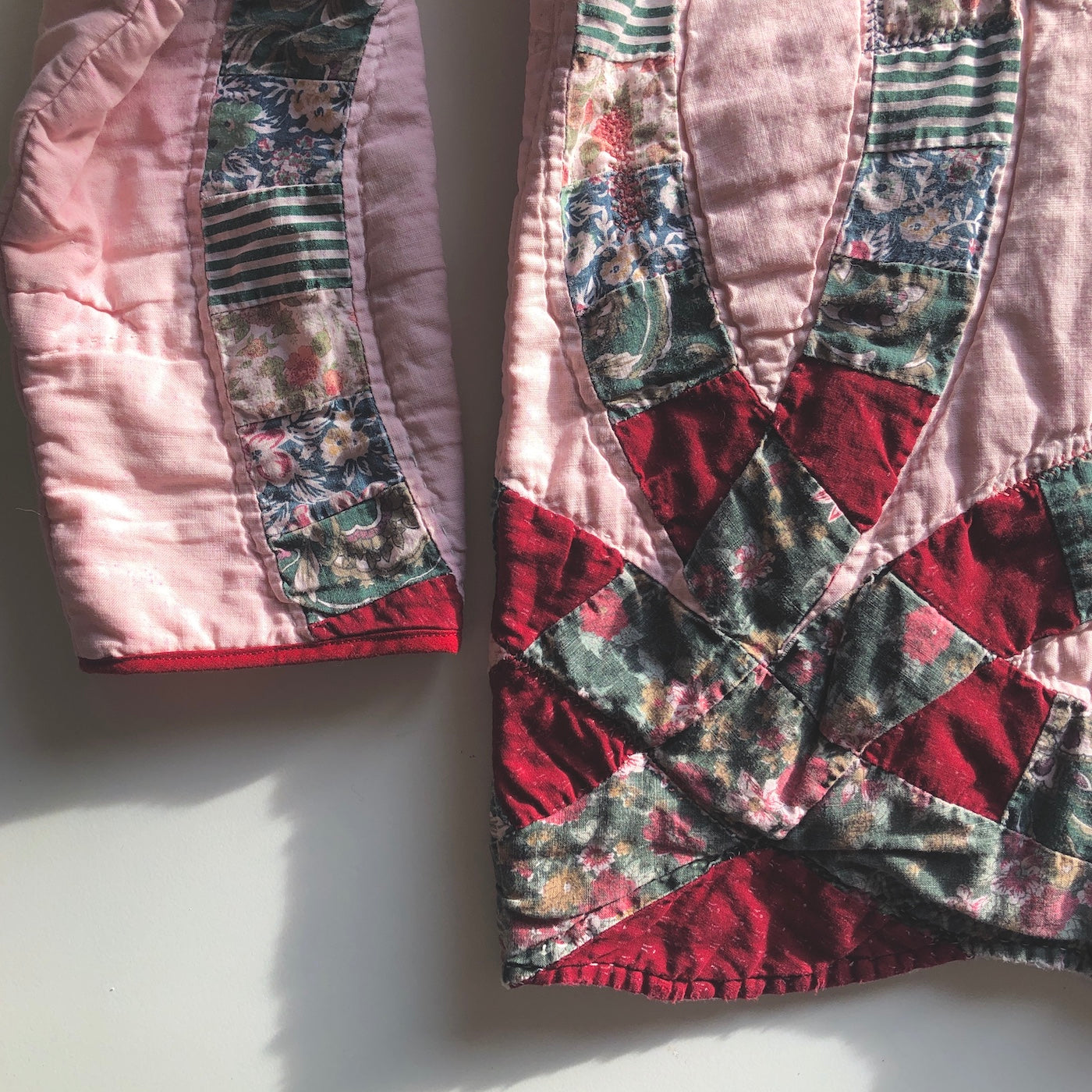 Quilt Jacket No.1 Vintage Double Wedding Ring Chore Coat