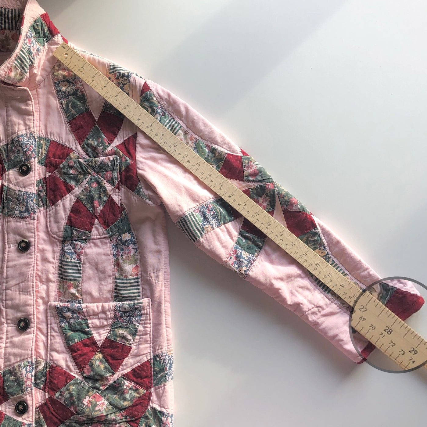 Quilt Jacket No.1 Vintage Double Wedding Ring Chore Coat