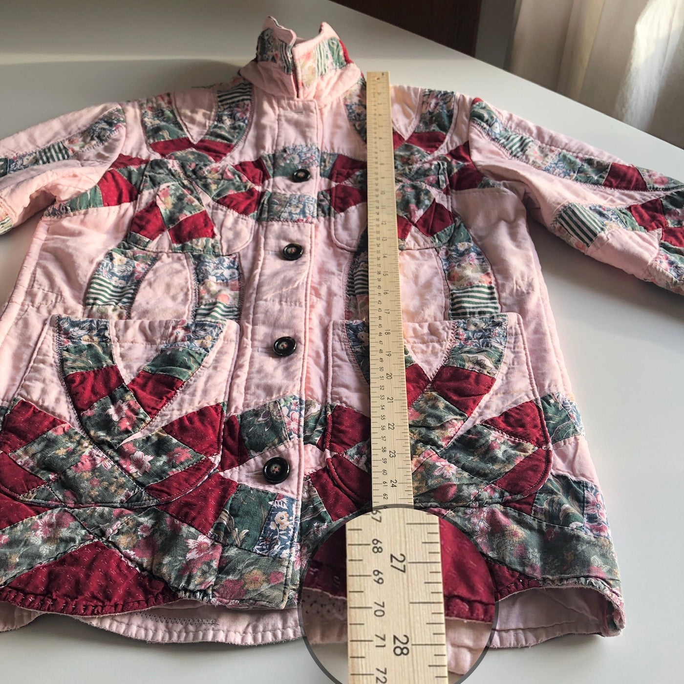 Quilt Jacket No.1 Vintage Double Wedding Ring Chore Coat