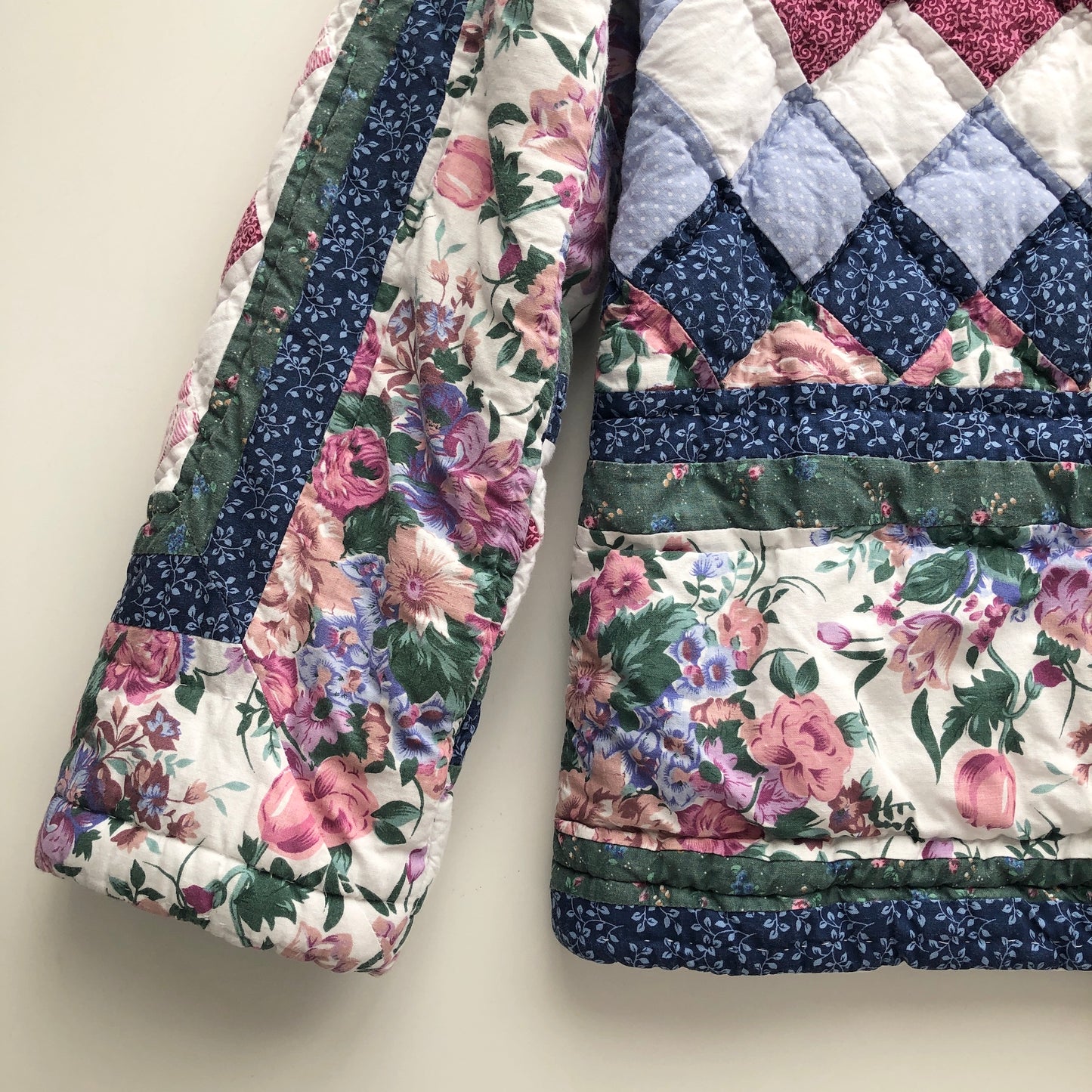 Quilt Jacket No.6 Diamond Patchwork Quilt Coat