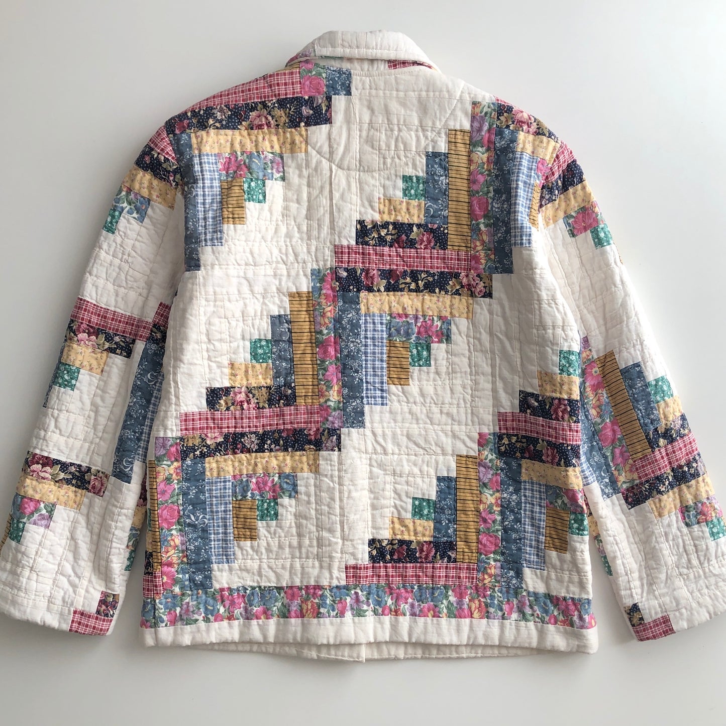 Quilt Jacket No.3 Log Cabin Chore Coat