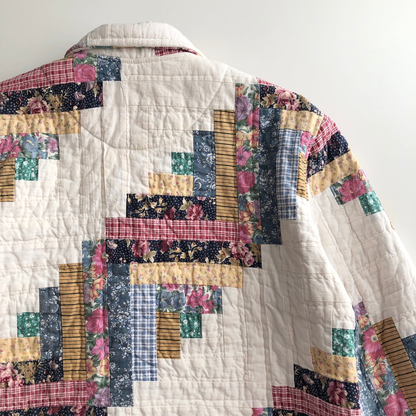 Quilt Jacket No.3 Log Cabin Chore Coat