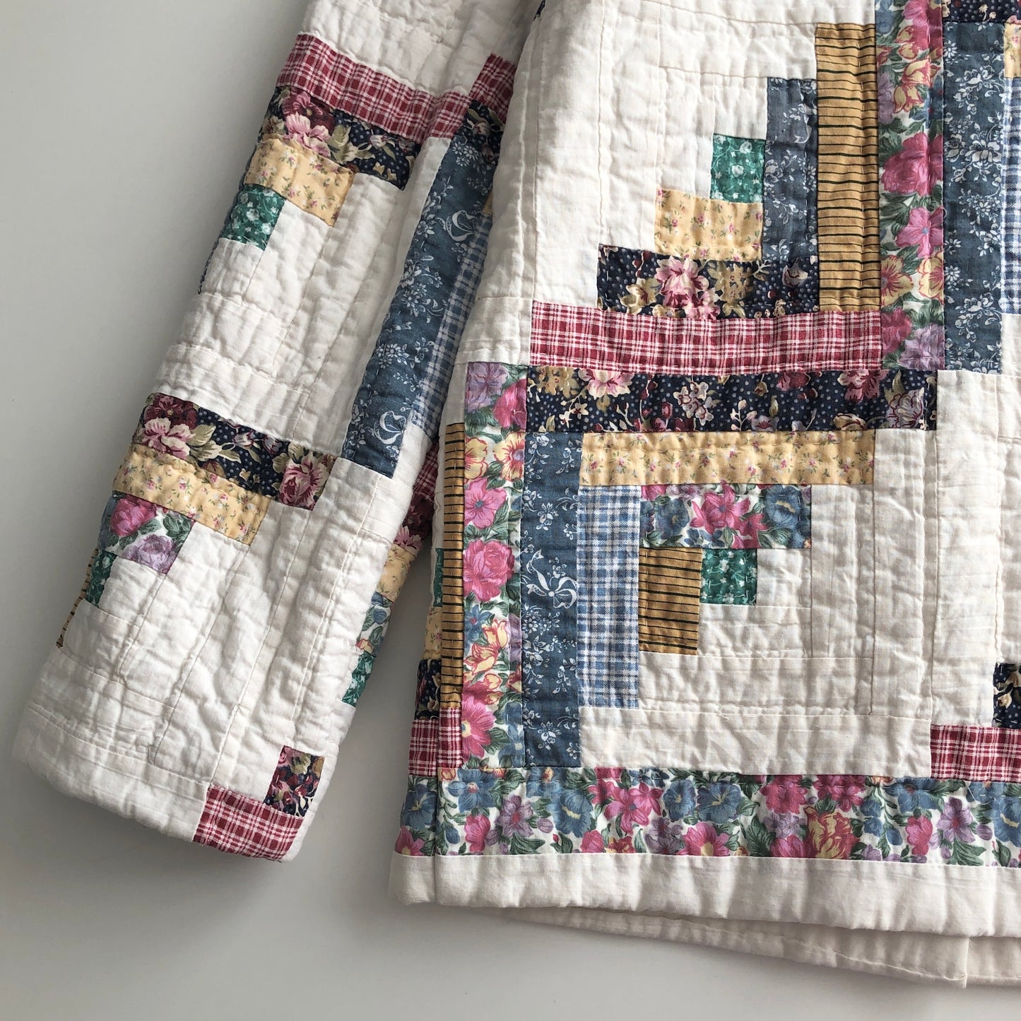 Quilt Jacket No.3 Log Cabin Chore Coat
