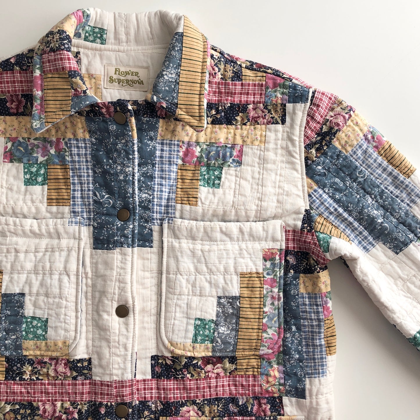 Quilt Jacket No.3 Log Cabin Chore Coat