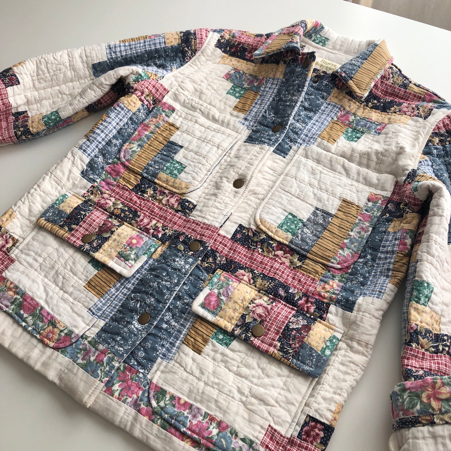 Quilt Jacket No.3 Log Cabin Chore Coat