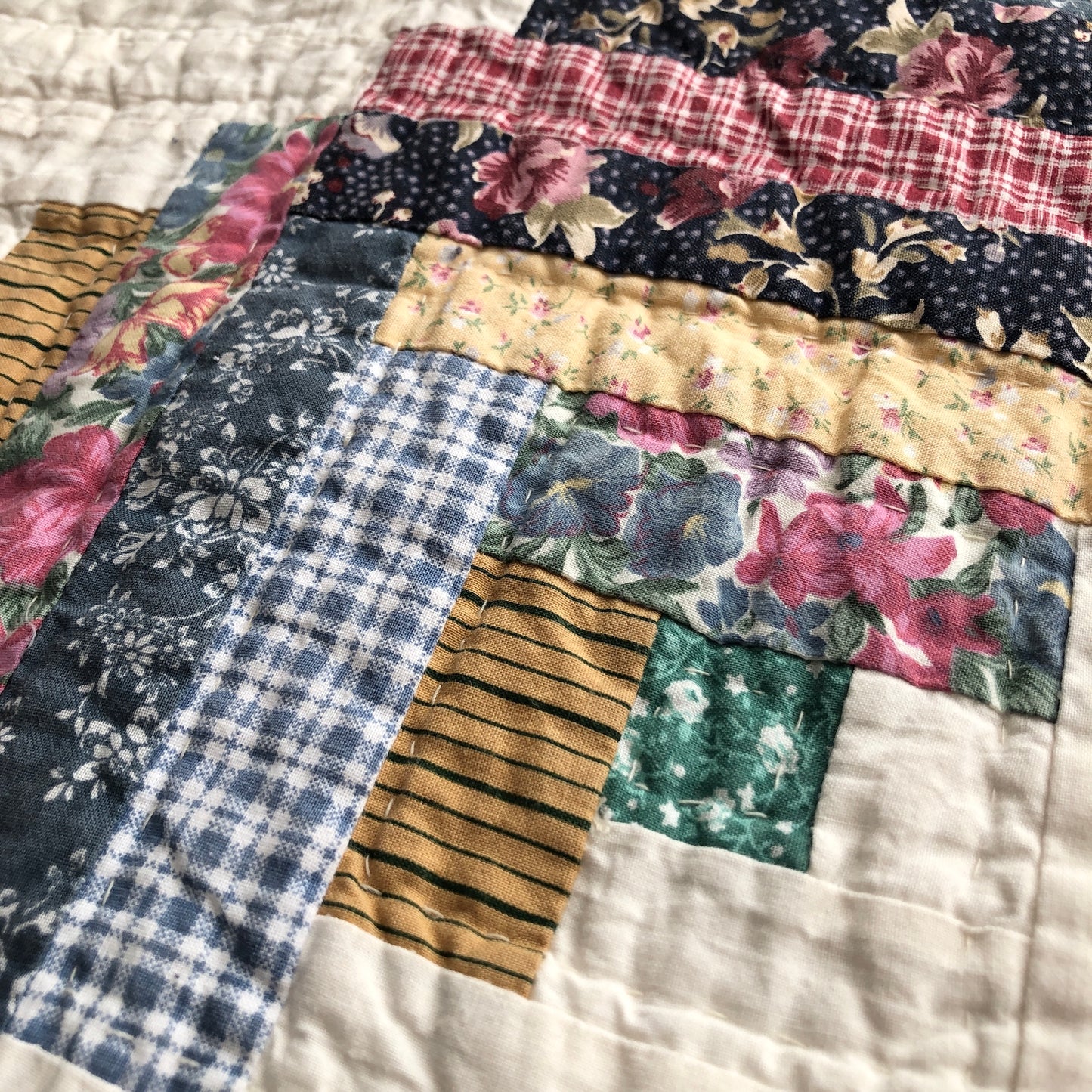 Quilt Jacket No.3 Log Cabin Chore Coat