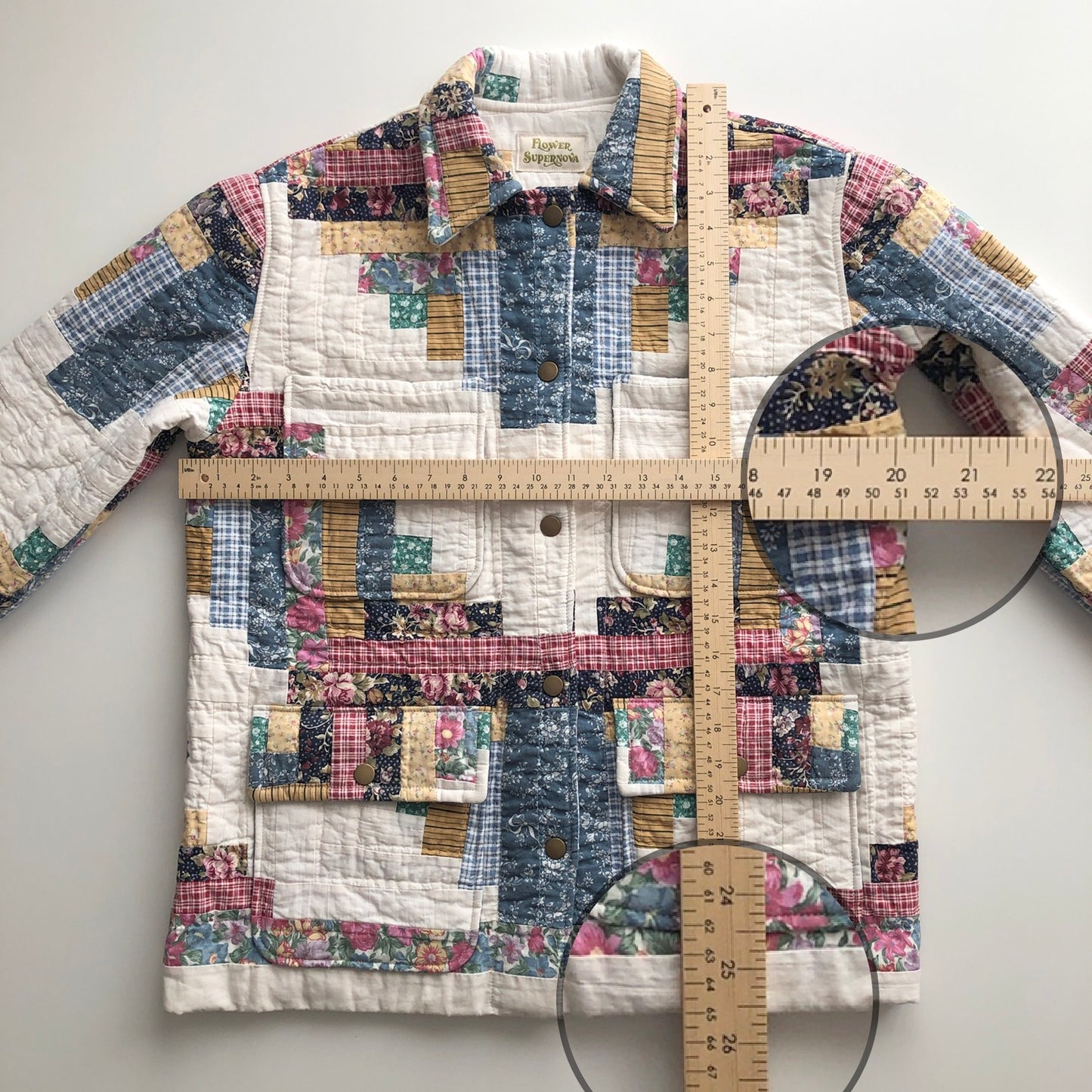 Quilt Jacket No.3 Log Cabin Chore Coat