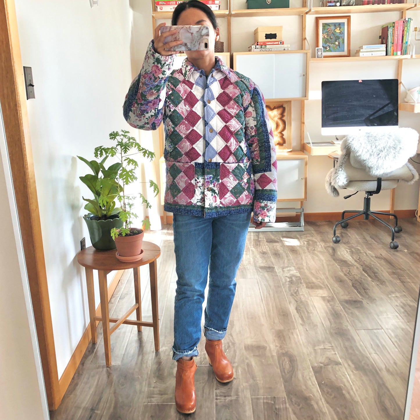 Quilt Jacket No.6 Diamond Patchwork Quilt Coat