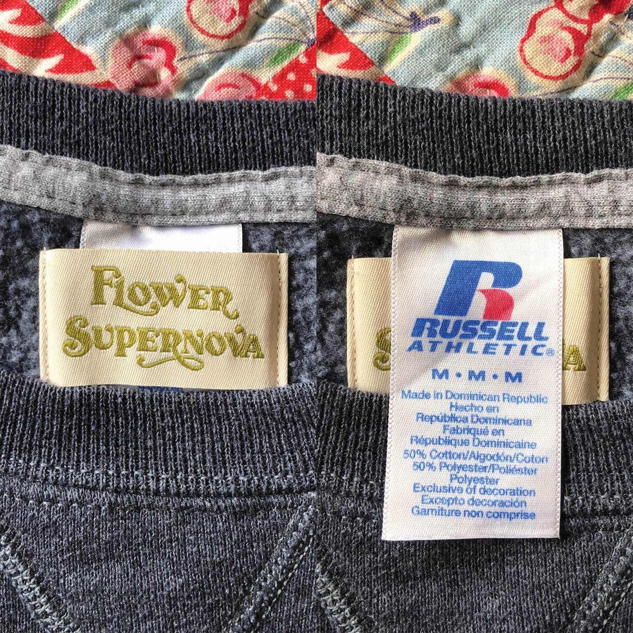 Vintage Dresden Plate Crewneck Sweatshirt M