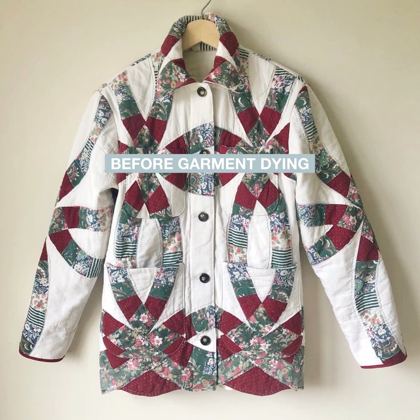 Quilt Jacket No.1 Vintage Double Wedding Ring Chore Coat