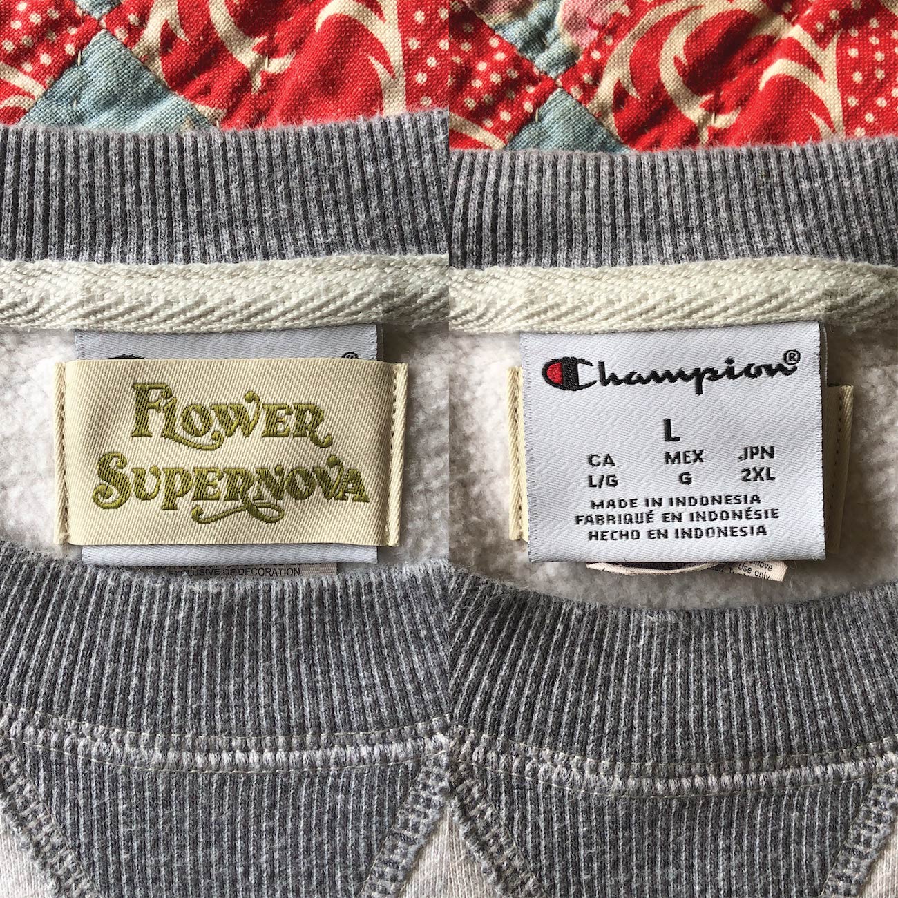 Vintage Dresden Plate Crewneck Sweatshirt L