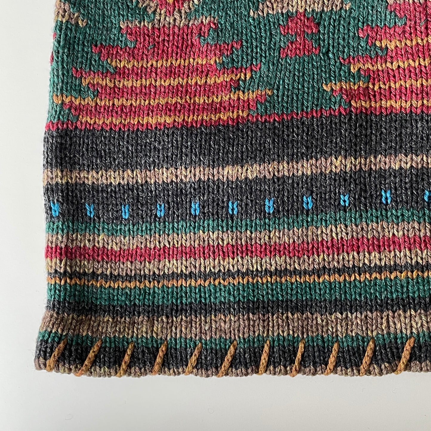 Woolrich Handknit Shawl Collar Sweater Cardigan L