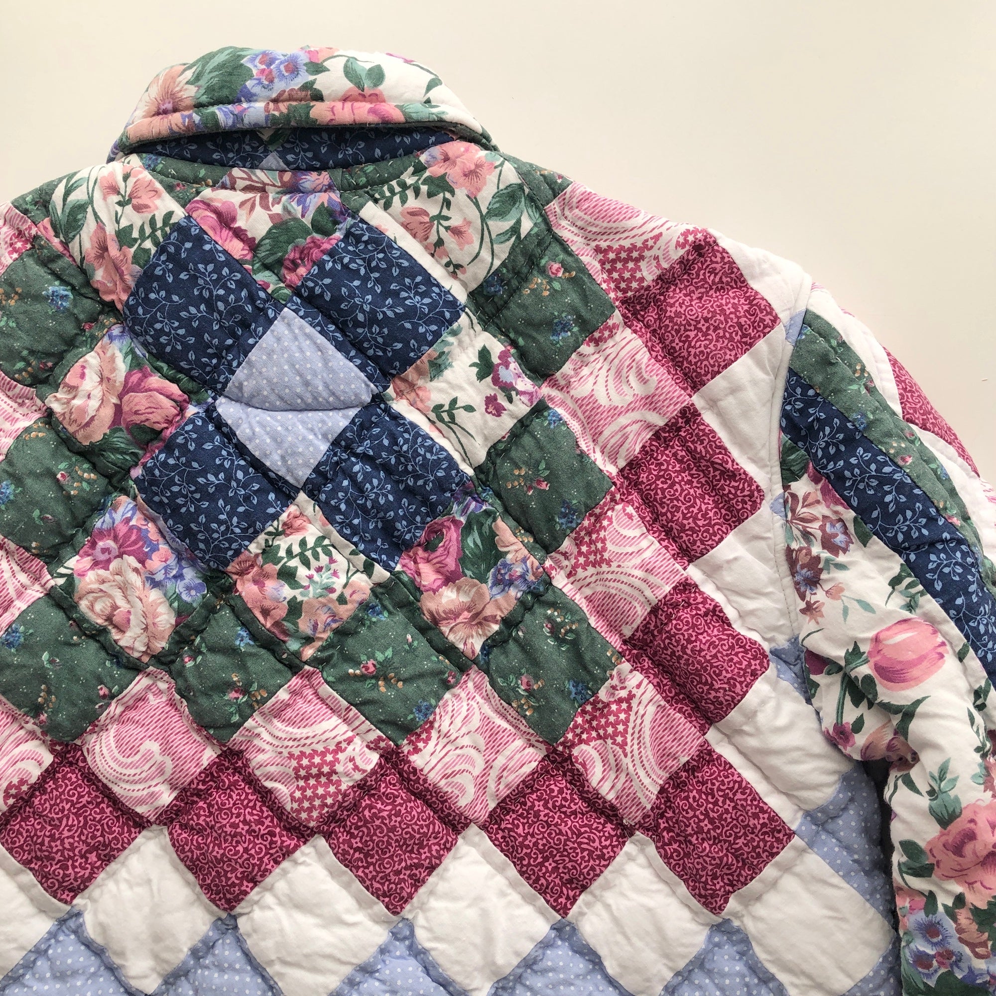 Quilt Jacket No.6 Diamond Patchwork Quilt Coat